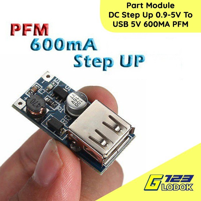 Quality Step Up DC 0.9-5V to USB 5V 600mA PFM Control Phone Charging