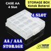 Case Battery / Kotak Baterai Tempat Batre AA AAA 18650 16340 CR123A