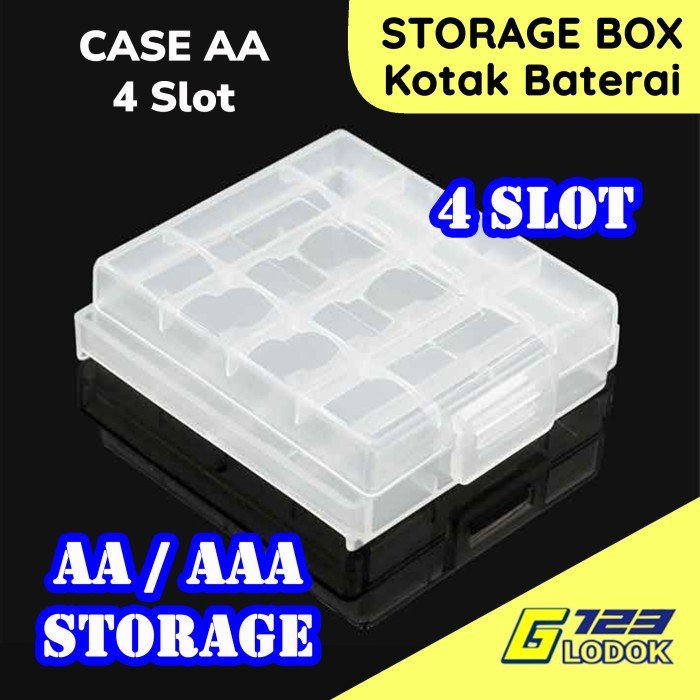 Case Battery / Kotak Baterai Tempat Batre AA AAA 18650 16340 CR123A