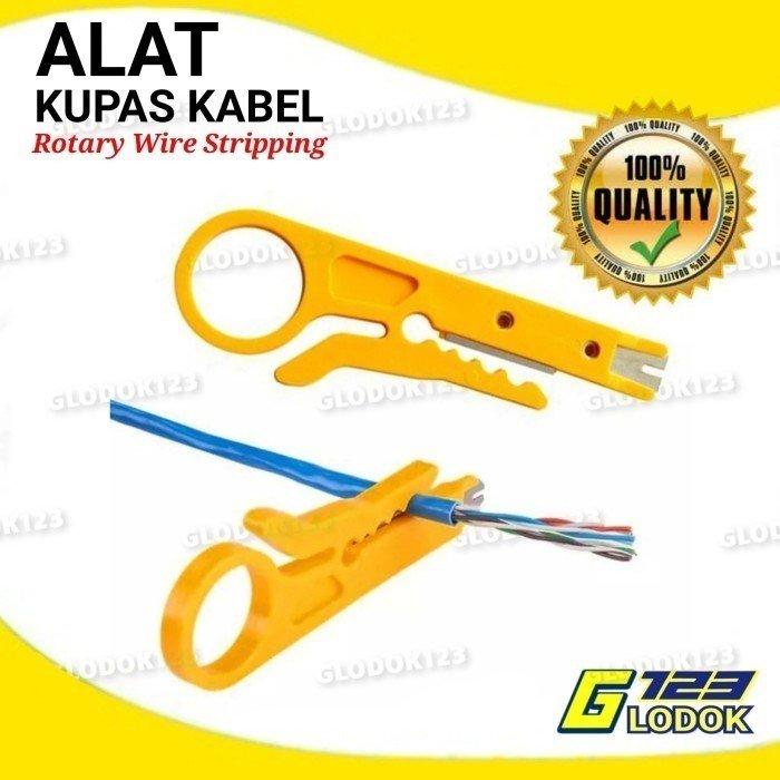 Alat Kupas Kulit Kabel Putar Rotary Wire Stripping