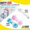 Kunci Pengaman Pintu Laci Lemari Baby Safety Lock