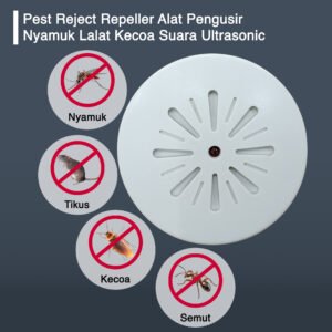 Pest Reject Repeller Alat Pengusir Nyamuk Lalat Kecoa Suara Ultrasonic
