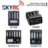 SkyRC Battery Charger Analyzer AA AAA A2 A3 NiMh NiCD NC 1600 2200 2500 3000 PRO 4 6 Slot Pengisian Cepat Baterai Cas Isi Ulang ORIGINAL