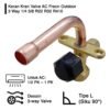 Keran Kran Valve AC Freon Outdoor Autdor 3 Way 1/4 3/8 R22 R32 R410
