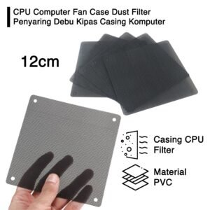 PC CPU Computer Fan Dust Filter Penyaring Debu Kipas Casing Komputer