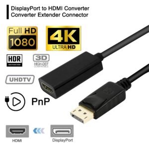 Kabel Converter displayport MALE to HDMI female GT008