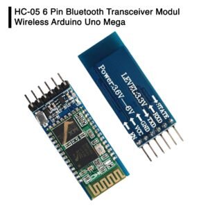 HC-05 HC05 6 Pin Bluetooth Transceiver Modul Wireless Arduino Uno Mega