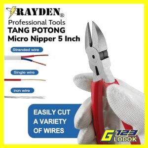 Tang Potong Kupas Kawat Kabel 5 Inch Mini Diagonal Wire Cutting Plier RD501