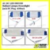 LED Driver Power Supply Downlight 8-12 12-18 18-24 x 3W Watt DC Plug
