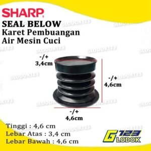 Karet Seal Below Klep Drain Sil Pembuangan Air Mesin Cuci SHARP